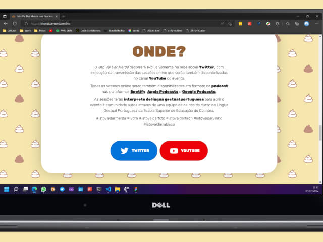 Website content page